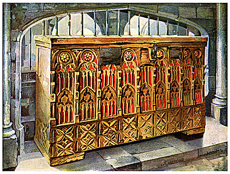 14世纪,纳物箱