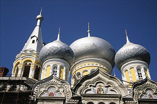 银,圆顶,大教堂,敖德萨,乌克兰,艺术家