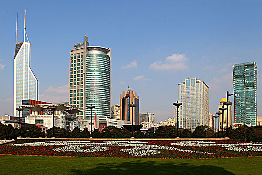 上海人民广场一景