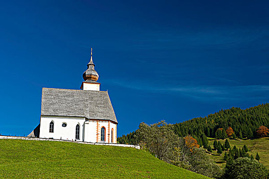 小教堂,区域,萨尔茨堡,陆地,奥地利,欧洲
