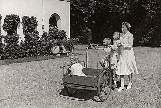三个,公主,瑞典,20世纪40年代,艺术家