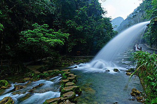 贵州荔波小七孔山水