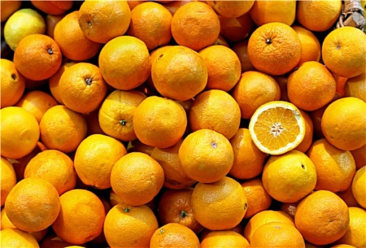 橘子,堆