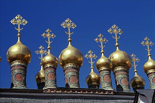 克里姆林宫,穹顶,教堂,莫斯科,俄罗斯