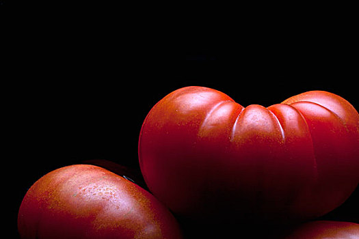 一堆,成熟,西红柿,特写