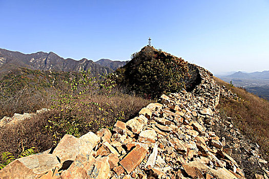 天津蓟县,梨木台风景区,古长城,秋色,风景区,旅游区