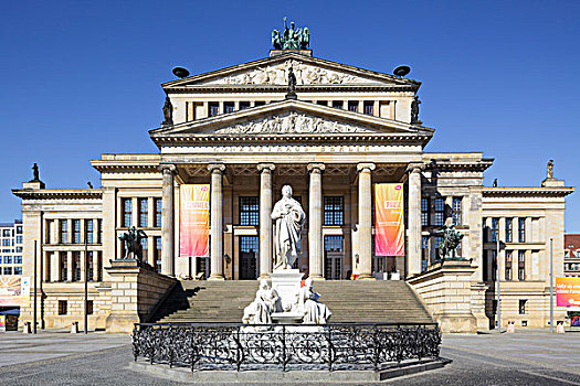 音乐厅,御林广场,柏林,德国,欧洲