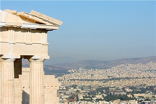 雅典娜神庙,希腊,特写
