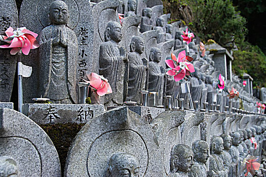 特写,日本人,佛像,花,京都,日本