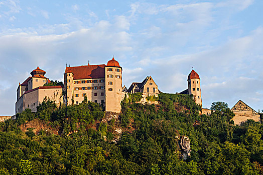德国,巴伐利亚,浪漫大道,城堡