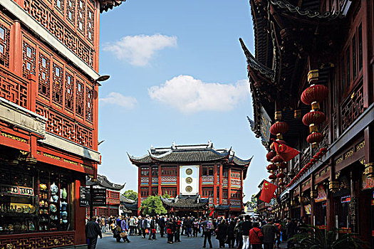 上海豫园商城日景