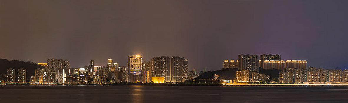 澳门氹仔城市夜景