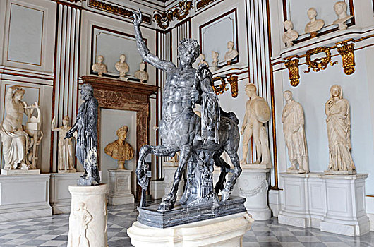 人马座,雕塑,卡比托山,博物馆,罗马,意大利,欧洲
