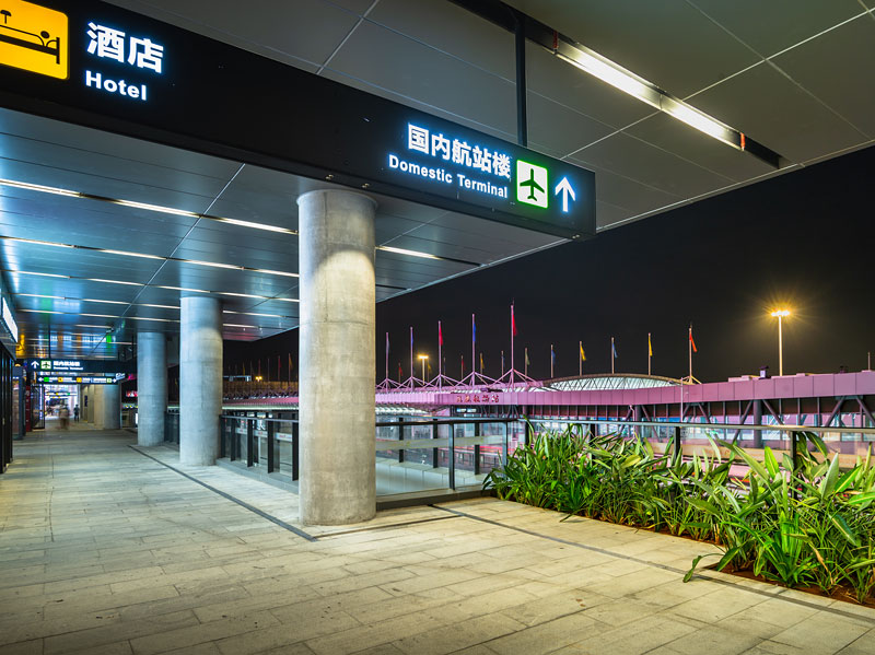 三亚凤凰机场夜景图片