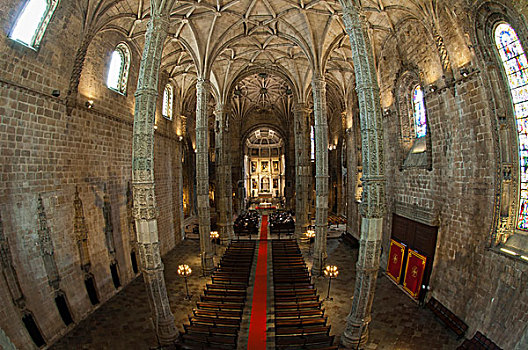 圣玛丽亚教堂,圣哲罗姆派修道院,世界遗产,地区,里斯本,葡萄牙,欧洲