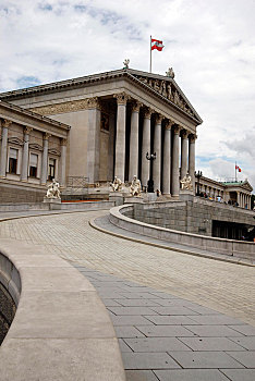 议会,雅典娜,维也纳,奥地利,欧洲