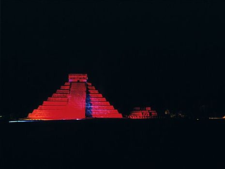 卡斯蒂略金字塔,奇琴伊察,尤卡坦半岛,墨西哥,艺术家