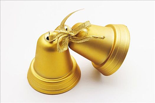 金色,铃,圣诞树装饰