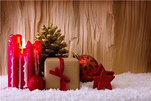 降临节,蜡烛,圣诞装饰,隔绝,木头