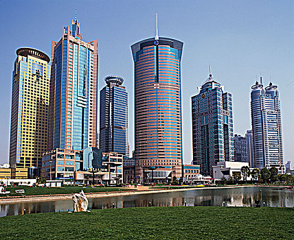 上海,中国,现代,摩天大楼