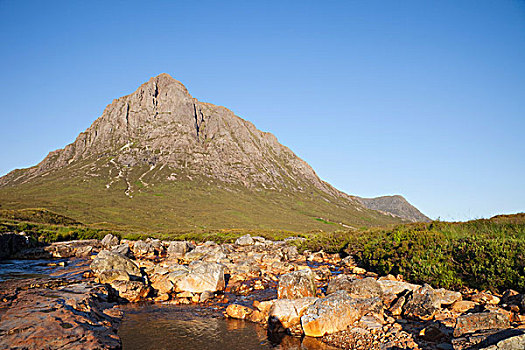 岩石构造,山,背景,高地地区,苏格兰
