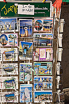 明信片,出售,里斯本,葡萄牙