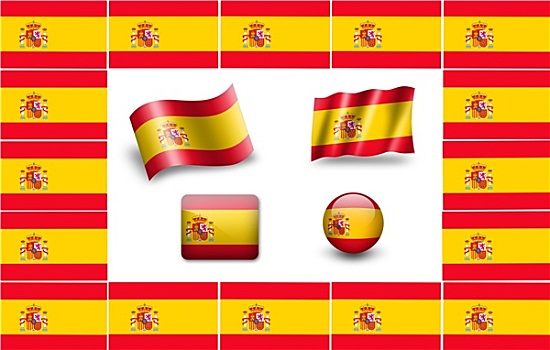 西班牙,旗帜,象征