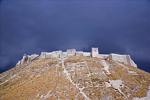 城堡,风暴,阿勒颇,要塞,场所,残留,今日,马穆鲁克,世纪