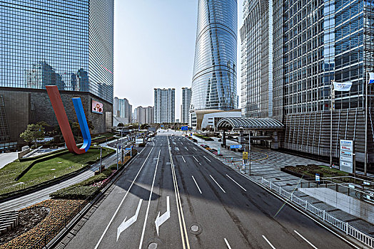 上海陸家嘴街景
