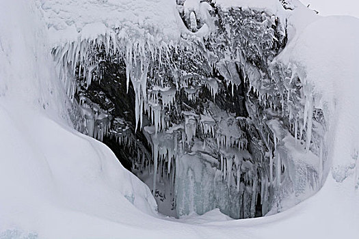 冰层,湖,国家公园,瑞典