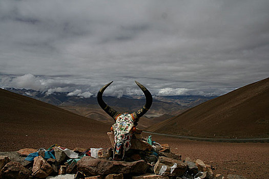 西藏玛尼堆