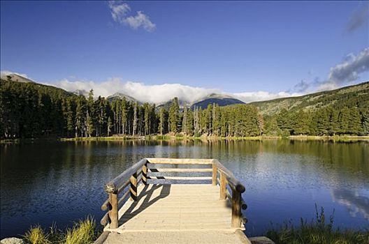 湖,落基山国家公园,公园,科罗拉多,美国