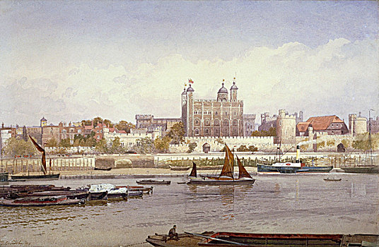 伦敦塔,1893年,艺术家