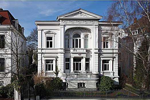 别墅,设计,哈根,北莱茵威斯特伐利亚,德国