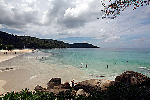 海滩,普吉岛,泰国,亚洲
