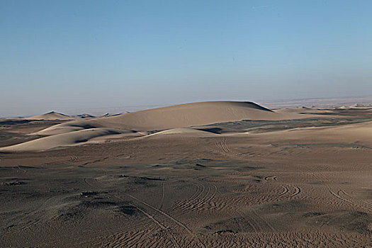 冬日库木塔格沙漠美景