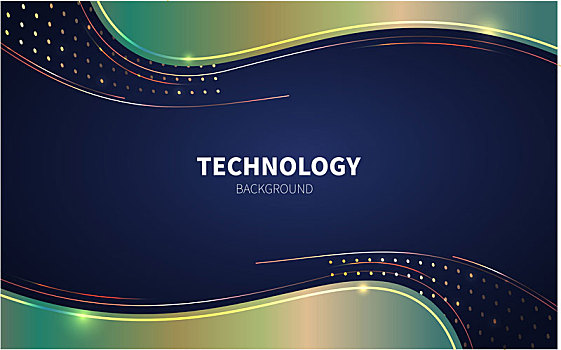 科技背景线条未来创新科学技术金属矢量海报