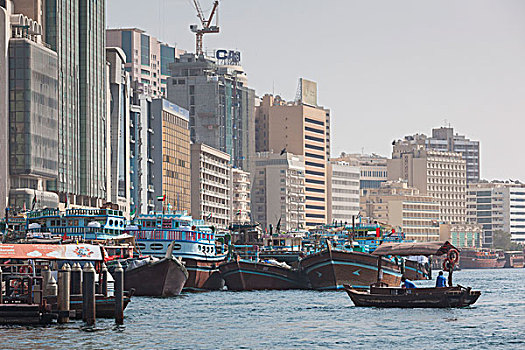 阿联酋,迪拜,德伊勒,水,出租车,迪拜河