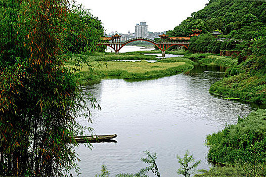 桥,四川,中国,亚洲