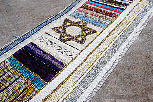以色列,犹太,纺织品,创意