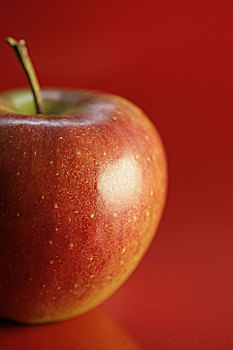 苹果,红色,特写,水果,核能,苹果树,营养健康,富含维生素,多汁,果味,低热量,鲜脆,成熟,开胃,食物,招待,彩色