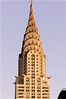 特写,克莱斯勒大厦,曼哈顿,纽约,美国
