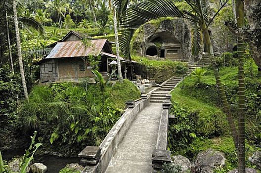 桥,陵墓,靠近,巴厘岛,印度尼西亚,东南亚