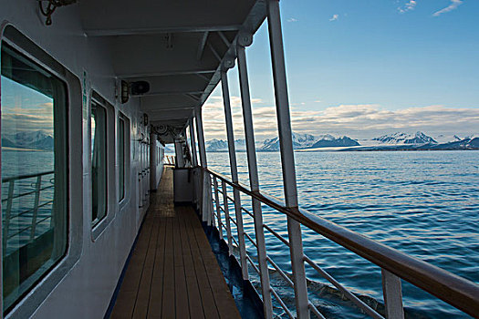 挪威,斯瓦尔巴特群岛,斯匹次卑尔根岛,平台,海洋