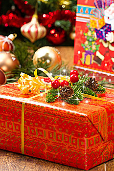 圣诞树,圣诞礼盒