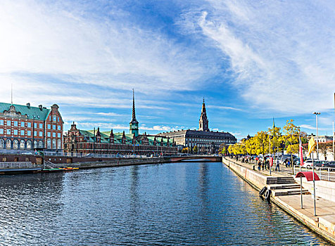 哥本哈根,丹麦,北欧,宫殿,场所,议会,最高法院