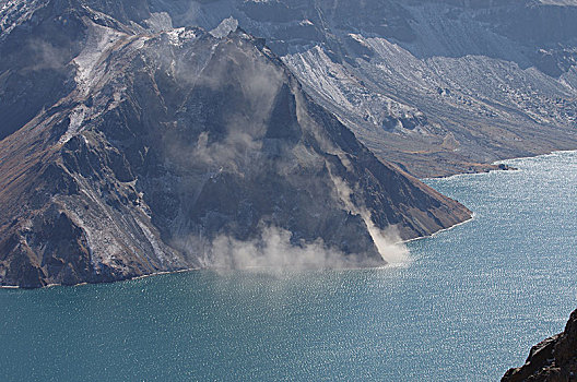 长白山塌方