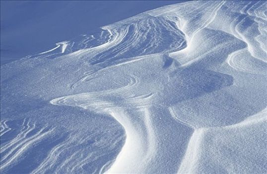 雪堆,山谷,奥地利