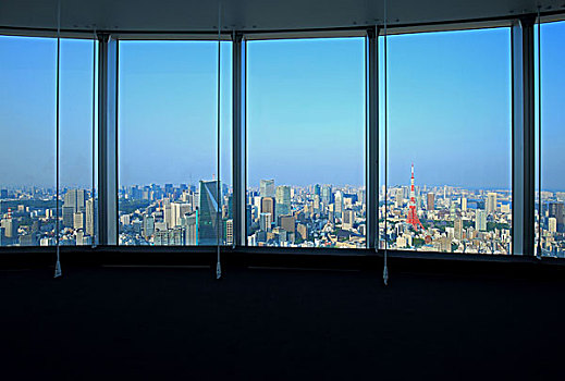 眺望东京塔