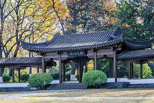 中式古典园林建筑,南京莫愁湖公园